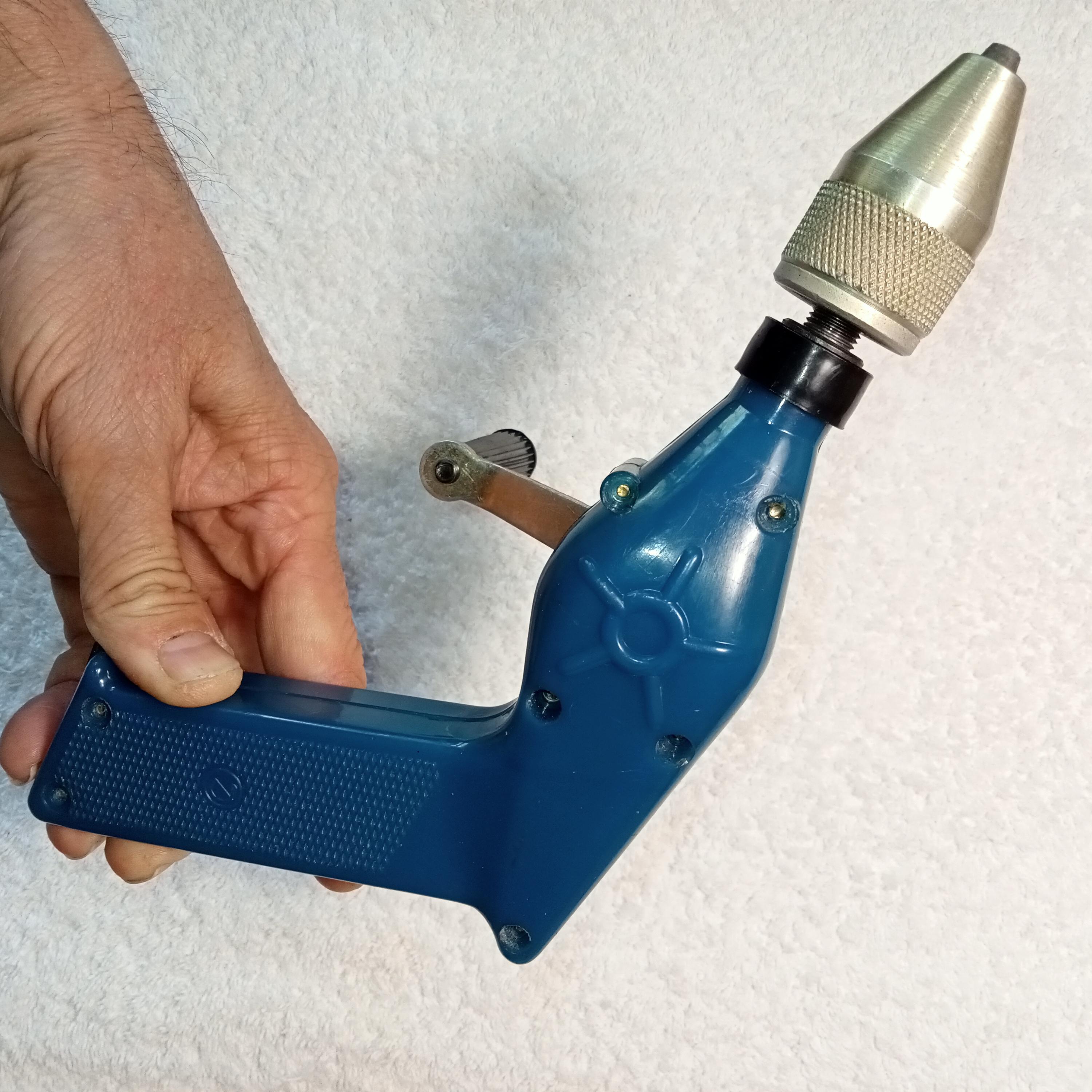 Soviet Old Hand Drill. ZTS. A Rare Blue Drill.primary Hand Tools ...