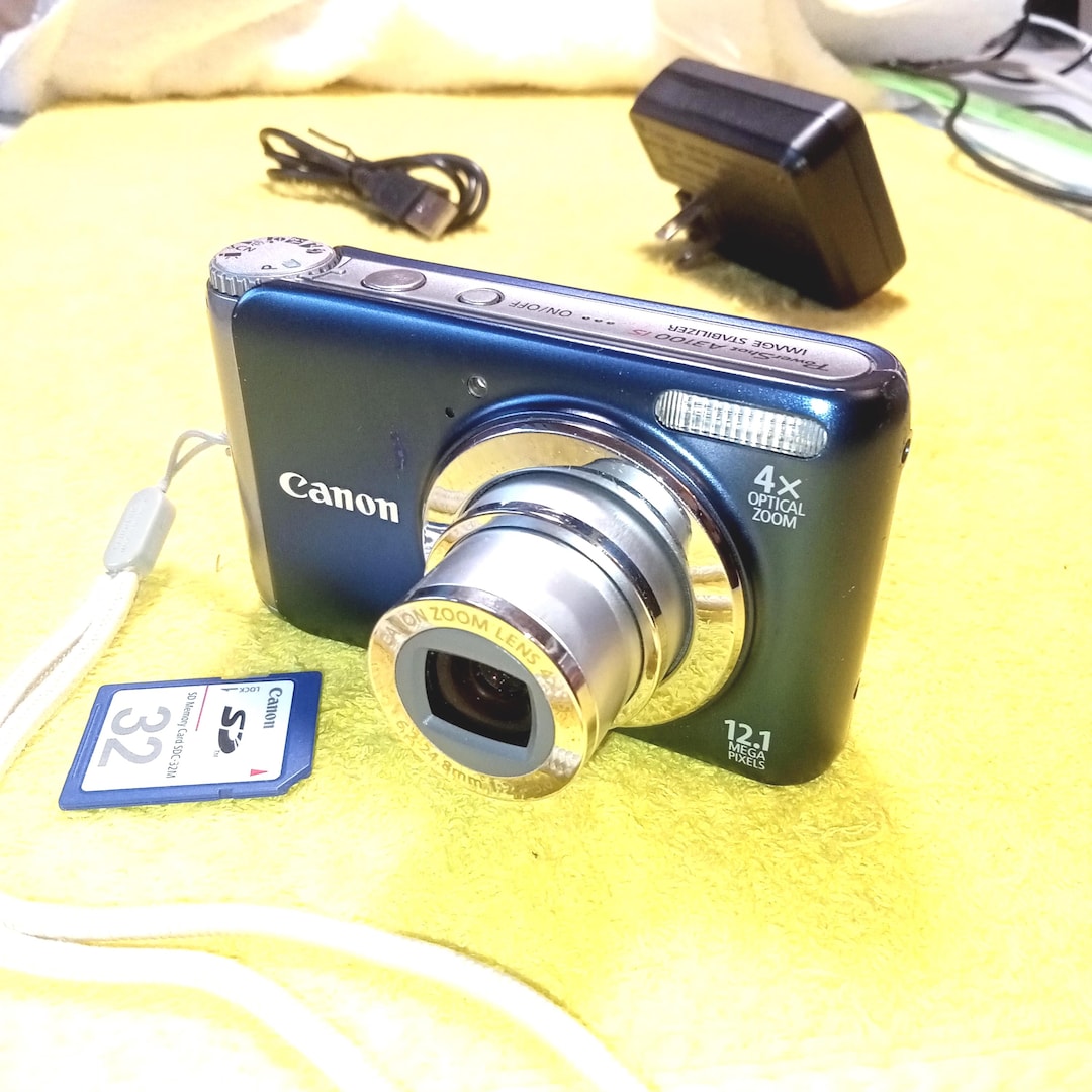 Canon Powershot A3100 Digital Working Camera 12.1MP ,blue ,digital