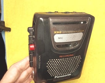 Panasonic RQ-A171 fungerande radiokassettspelare, FM/AM, kassettspelare, bärbar kassettspelare, vintage-spelare
