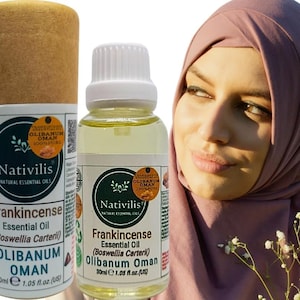 Nativilis Frankincense Carterii Olibanum Oil Oman (Boswellia Carterii) - Proprietà di Copaiba 30ml