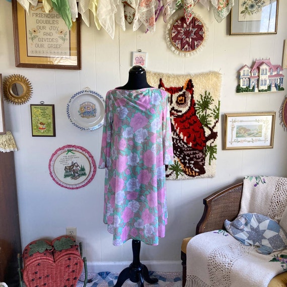 60's vintage Lord & Taylor semi sheer cottagcore flow… Gem