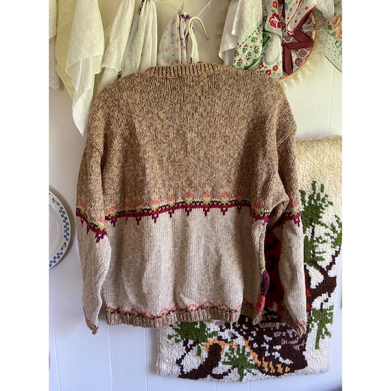90's vintage deadstock fall apple orchard cardigan - image 2