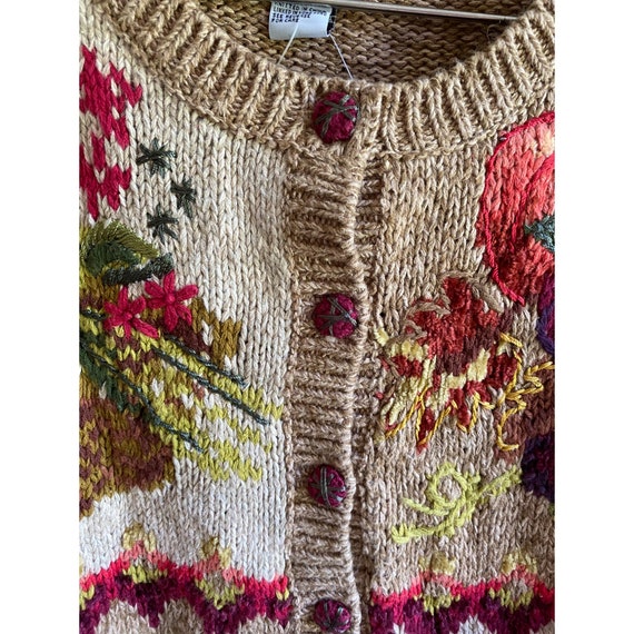90's vintage deadstock fall apple orchard cardigan - image 7