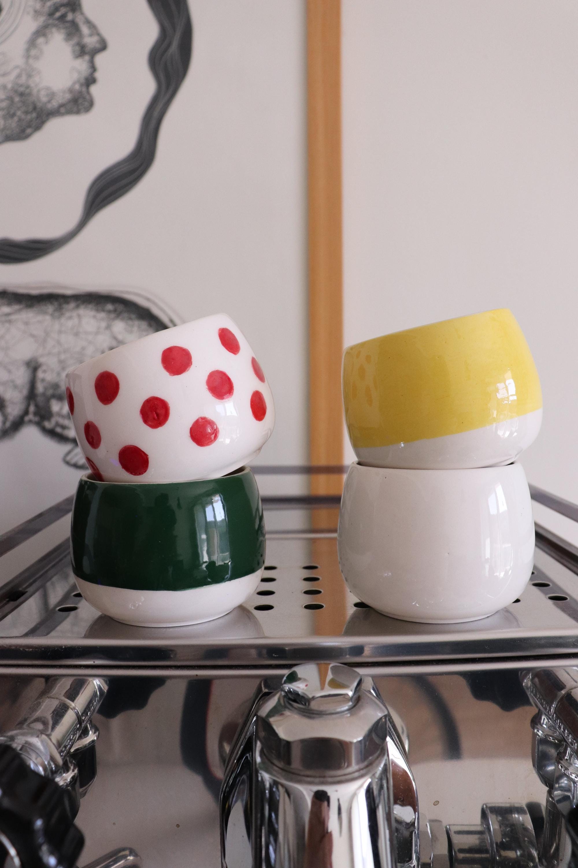 Le Tour De France Espresso Cups (set of Four | 100% Handmade) PRE-ORDER ...
