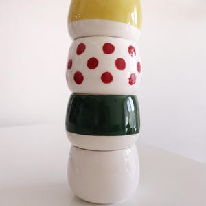 Tasses à expresso Le Tour de France (lot de quatre | 100 % fait main) PRÉ-COMMANDE