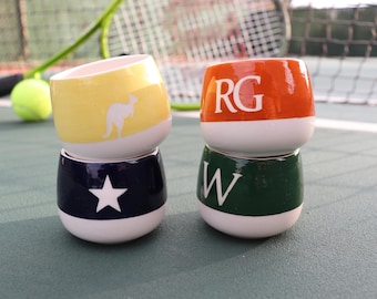 Grand Slam Tennis Espresso Cup Set | 100% Handmade