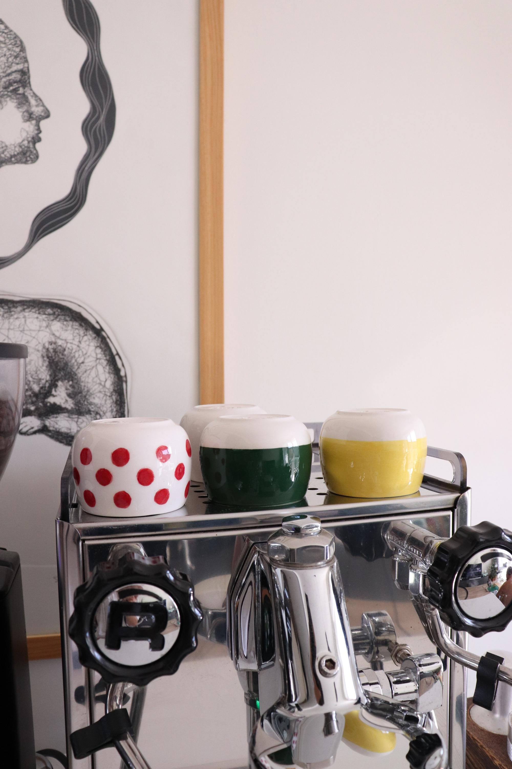 Le Tour De France Espresso Cups (set of Four | 100% Handmade) PRE-ORDER ...
