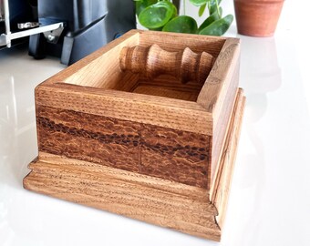 Hand Crafted Snakewood Espresso Knock Box
