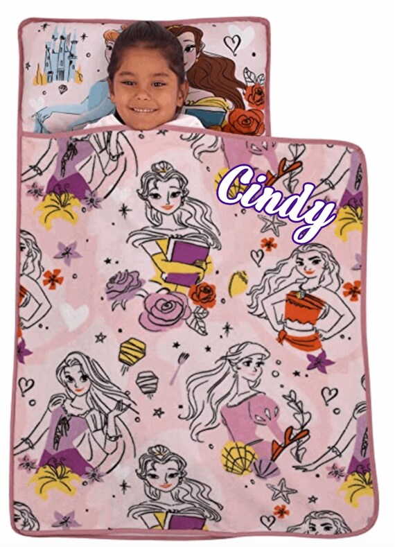Personalized Nap Time Mat Princess Theme Back to School Cool Etsy