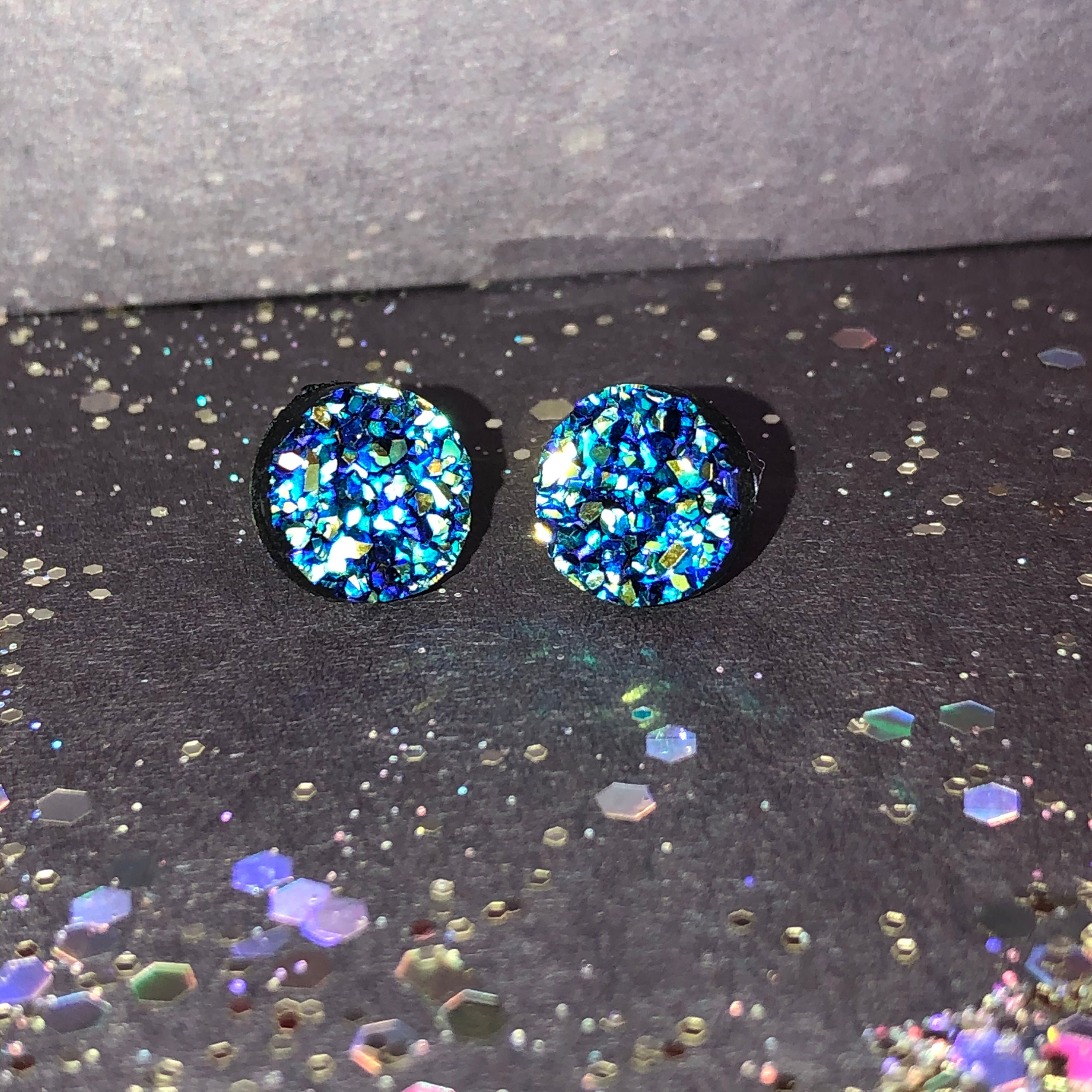 Handmade stud earrings Etsy