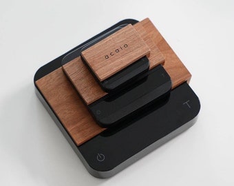 Acaia Pyxis, Lunar & Pearl Scale Wood Scale Mat Cover