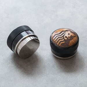 58mm (e61)  Leveler / OCD / Distributor for Espresso Coffee Wood - Custom Engraving included