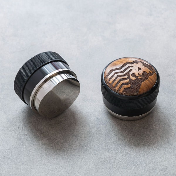 58mm (e61) Livellatore / OCD / Distributore per legno di caffè espresso - Incisione personalizzata inclusa