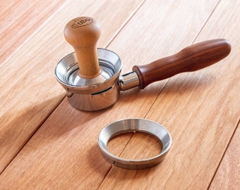 Tamp Through 58mm Steel Dosing Ring / Funnel
