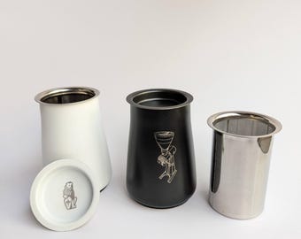 Kubek dozujący do przesiewania drobnych cząstek / shaker