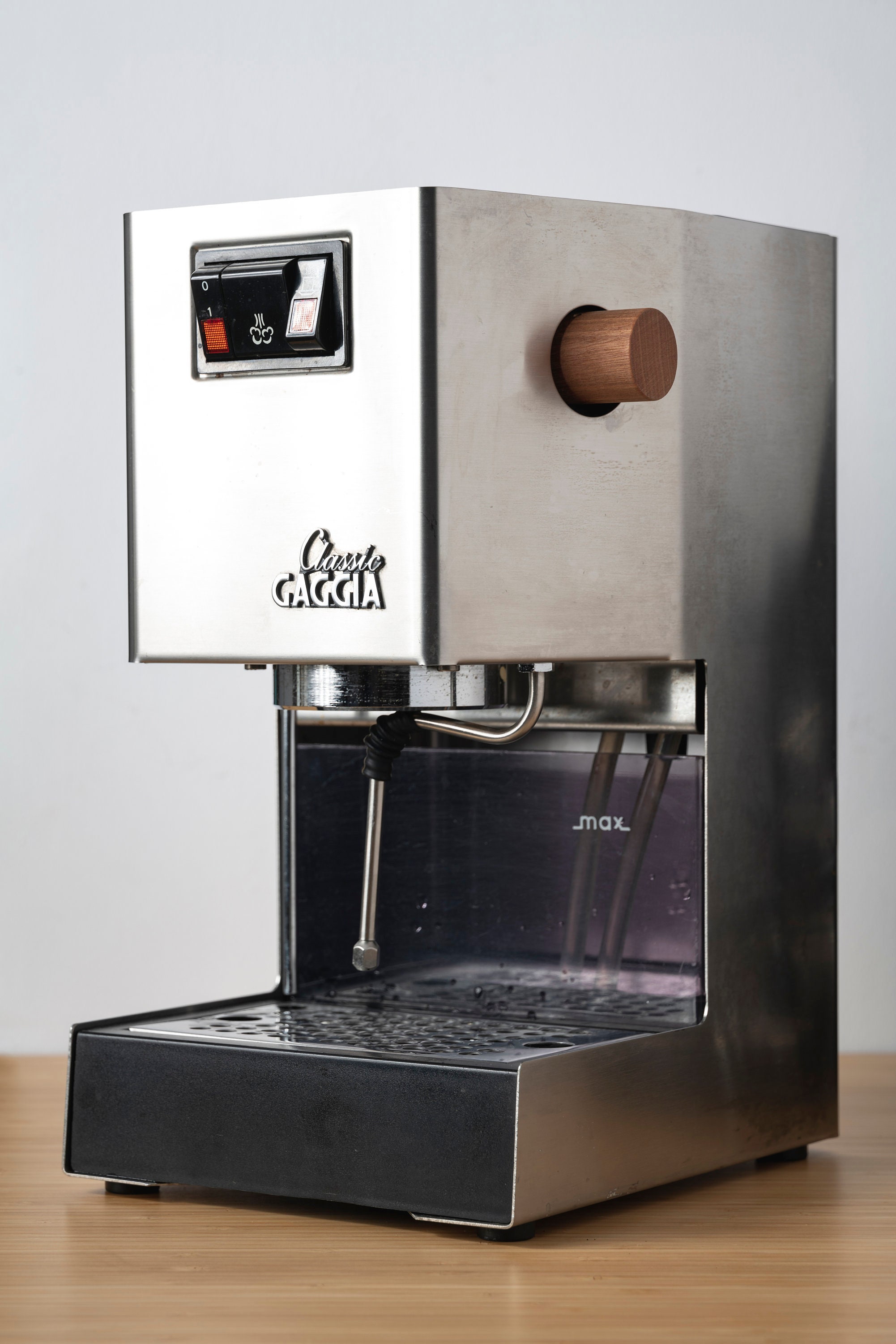Gaggia Classic Pro Coffee Machine Wood Custom Steam Knob SINGLE Clubwood 