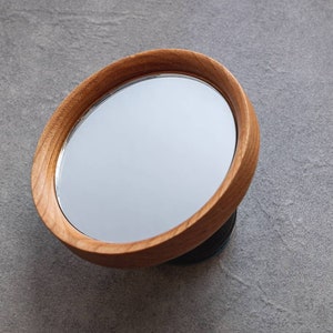 Espresso Shot Mirror Magnetic/ adhesive for Bottomless Portafilter adjustable Walnut/ Bamboo / Maple Squared maple