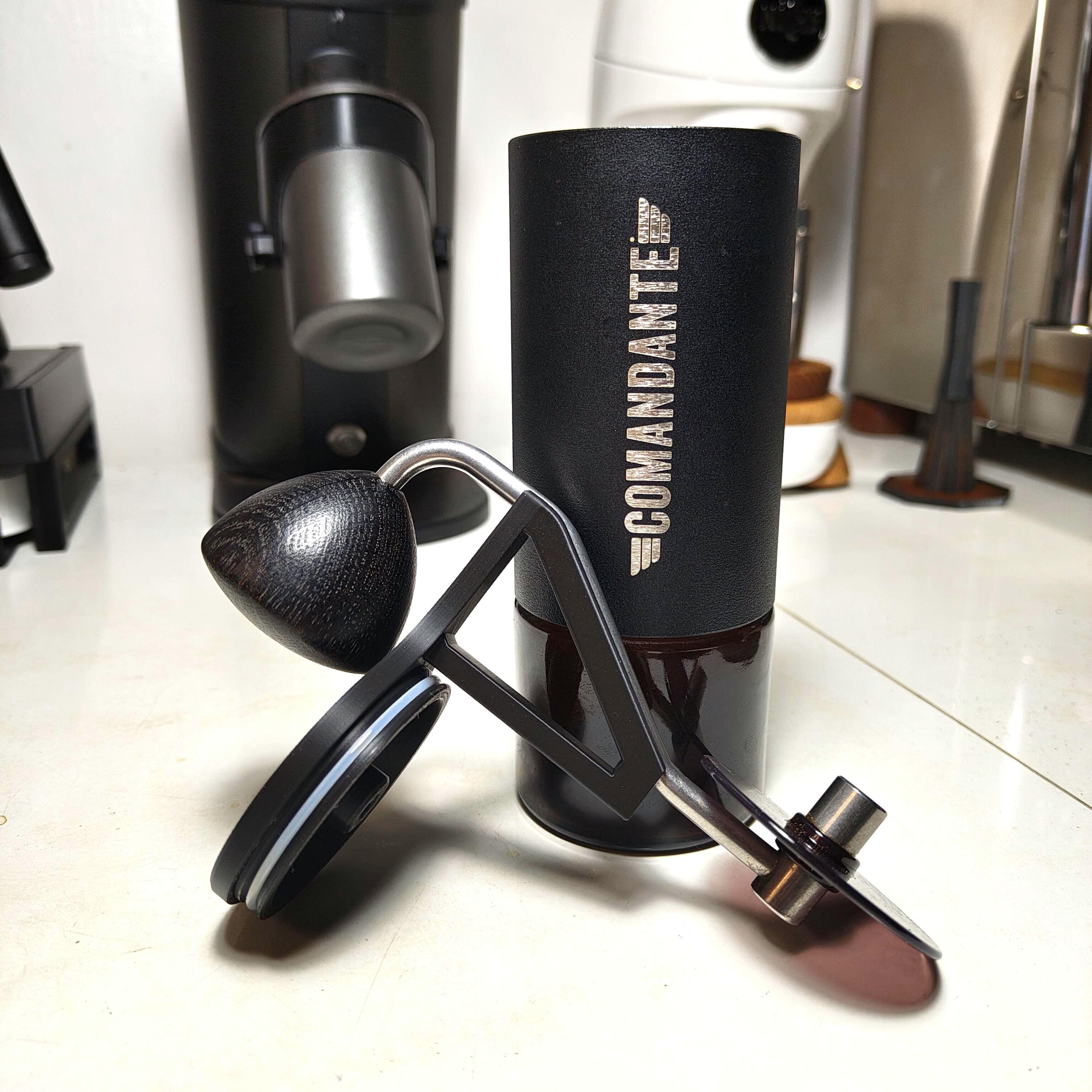 Capello - Cap / Lid with Crank Holder for the Comandante C40 Coffee Hand Grinder