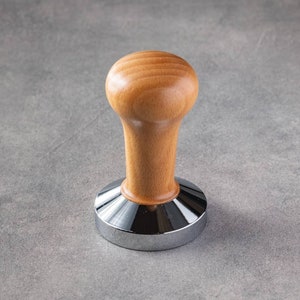 58mm, 53mm Tamper for Espresso Wood Custom Engraving image 3