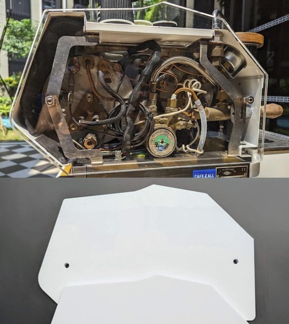 La Marzocco GS3 Side Panels - Clear, Transparent, Acrylic/ White