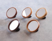 Espresso Shot Mirror Magnetic adhesive for Bottomless Portafilter (adjustable) - Walnut Bamboo Maple