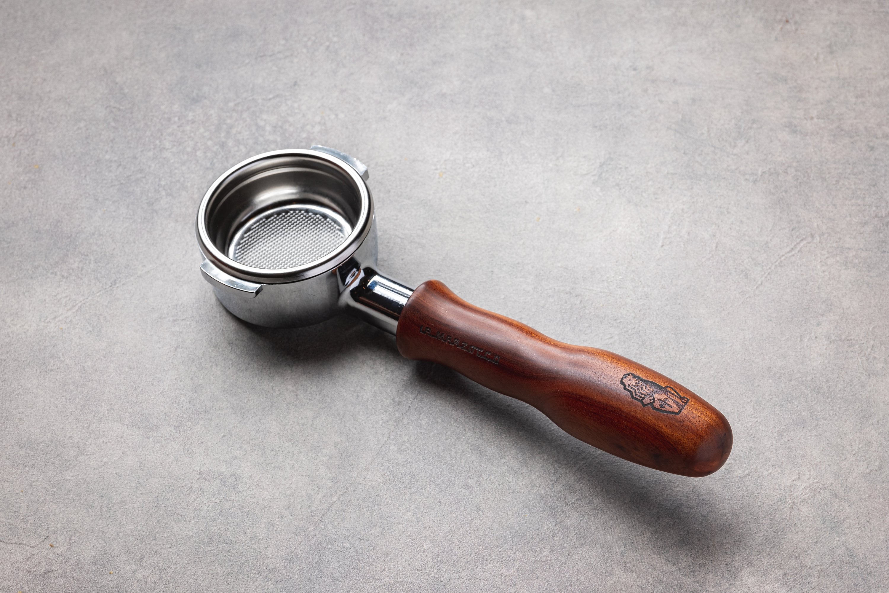 54mm Bottomless Portafilter Natural Wood Handle – Evergreen Coffee Co