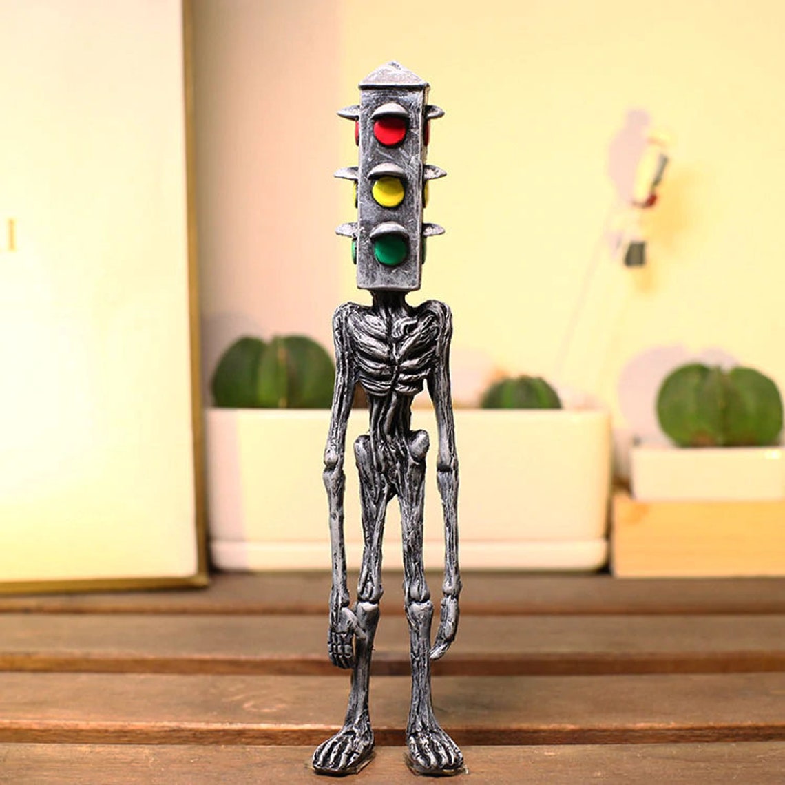 Traffic Light Head Toy Figure Action SCP Foundation Siren Etsy
