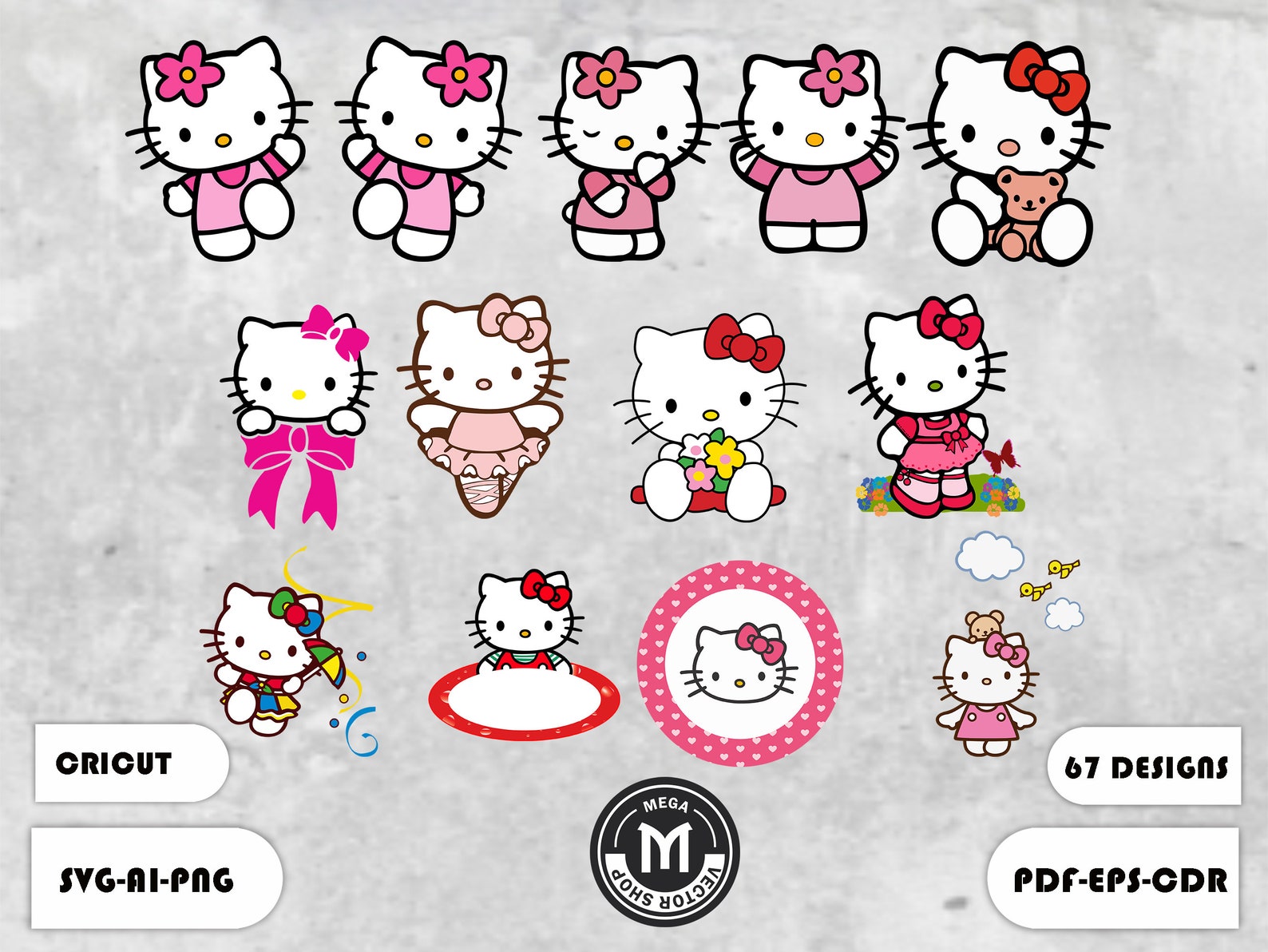 Download Hallo Kitty Svg Hallo Kitty Geburtstag Svg Bundle ...