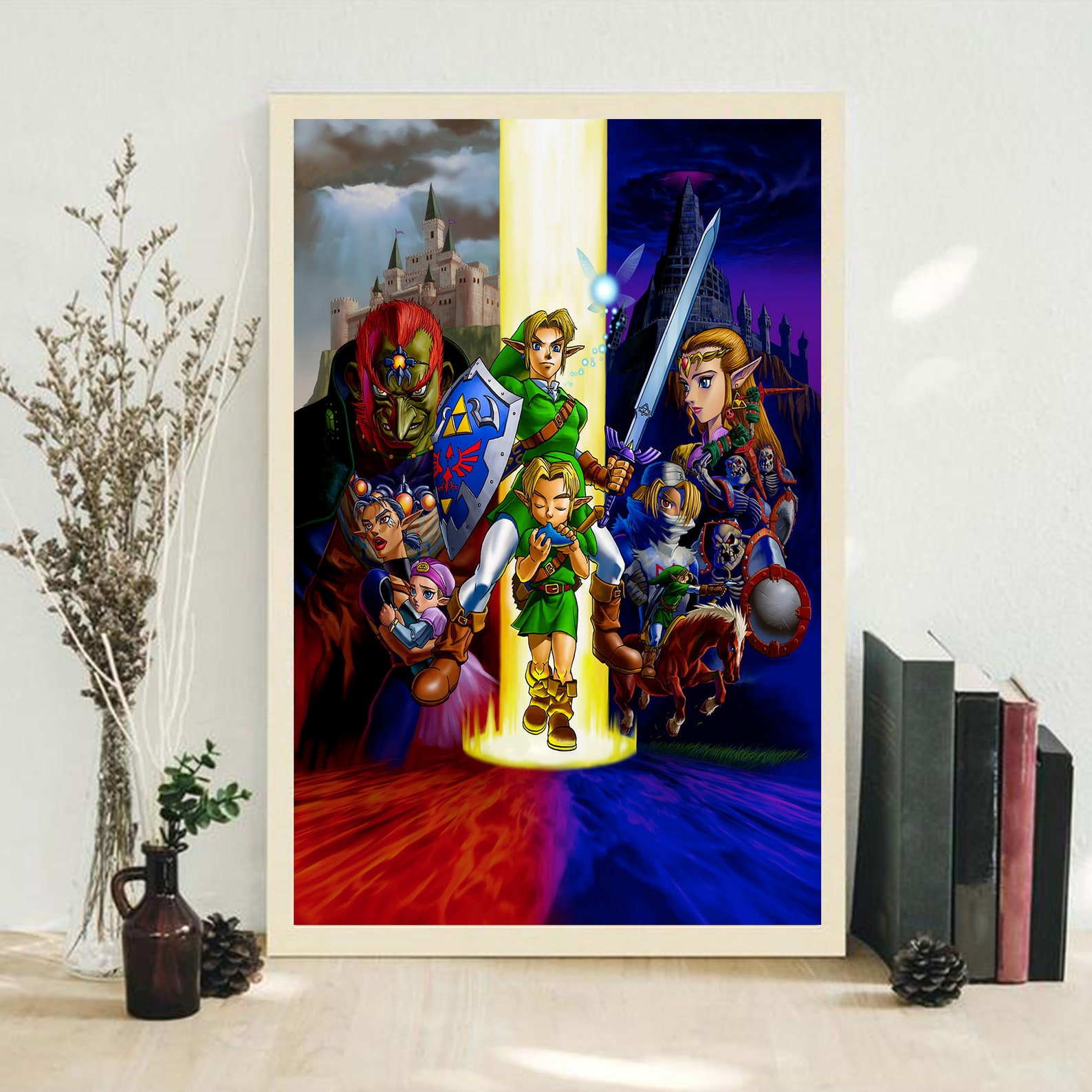 The Legend of Zelda Poster Zelda Print Ultimate Retro gaming Etsy