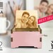 Fully Customized Personalized Music Box, 12 Colors, 22 Ornaments, 32+ music available, Engraved loving notes/ Your photo 