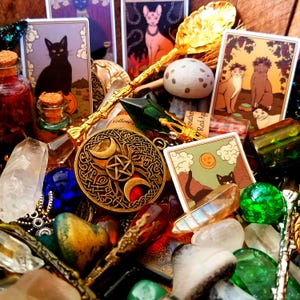 MIDNIGHT MAGIC,NEU!,300 ml Messlöffel, Vintage,aesghetisch,Kristall Konfetti,Mystery Mix,intuitive Mischung,Aesghetic Mix