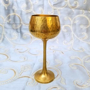 Vintage,brass,goblet,chalice,altar cup,ritual goblets,wiccan pagan altar,shrines,ecofriendly,witchy goblet