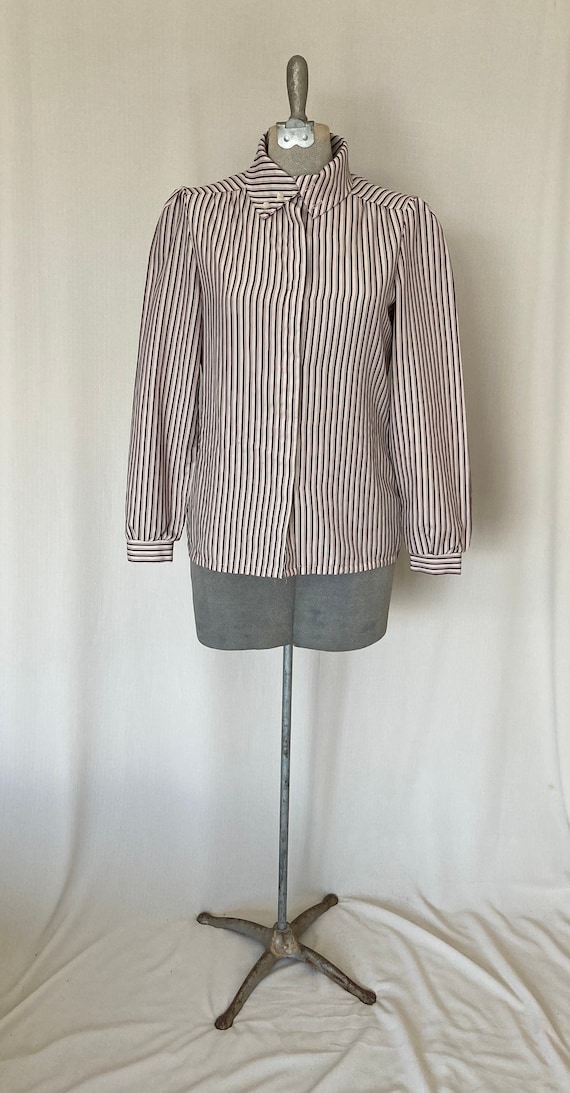 70s 80s vintage sears bobbie brooks striped shirt 
