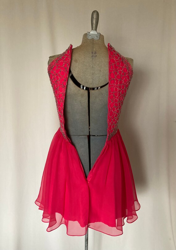 80s vintage mike benett formals halter skater dre… - image 9