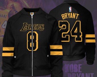 women's laker bomber jacket