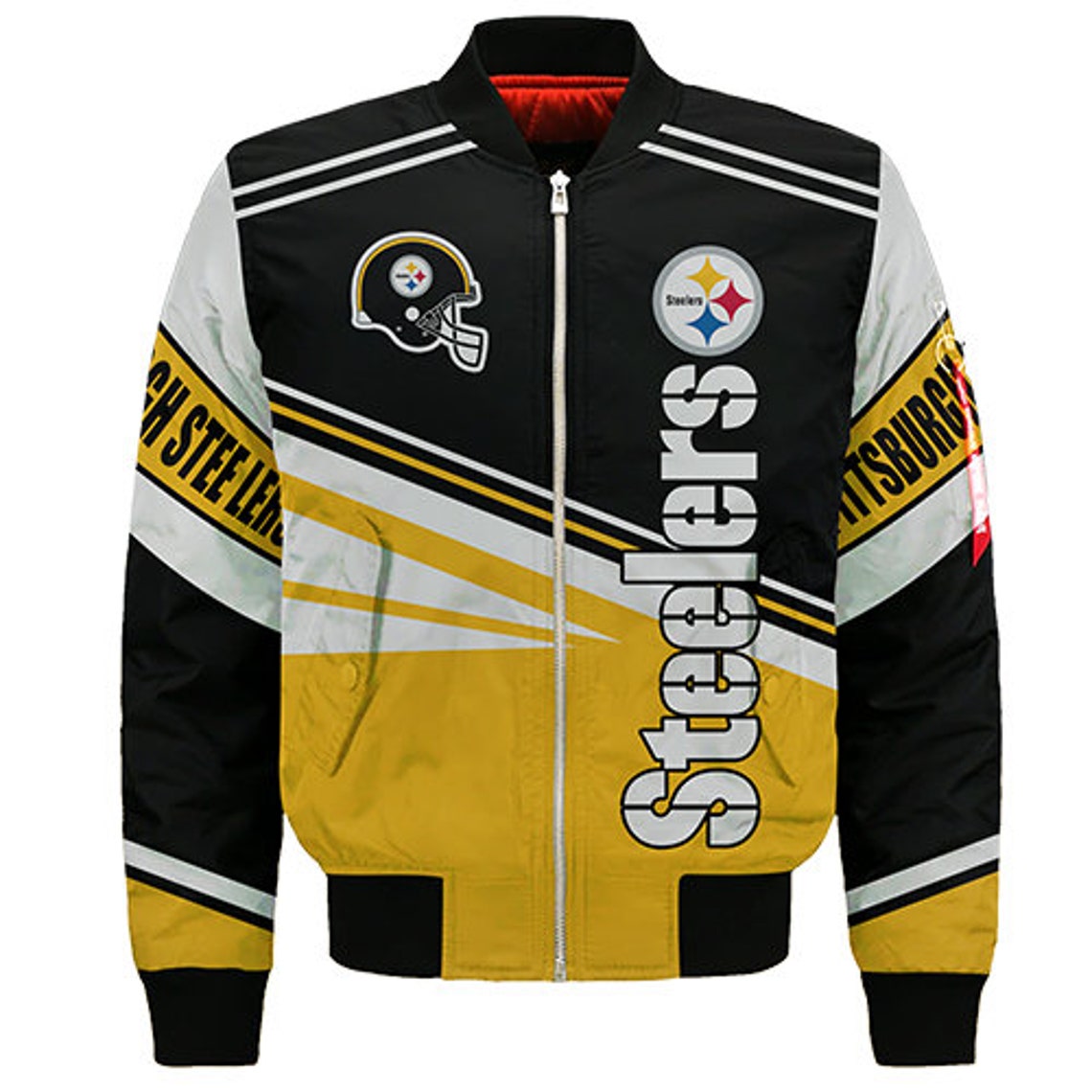 Pittsburgh Steelers 3D Zip Up Fleece Jacket Pittsburgh | Etsy