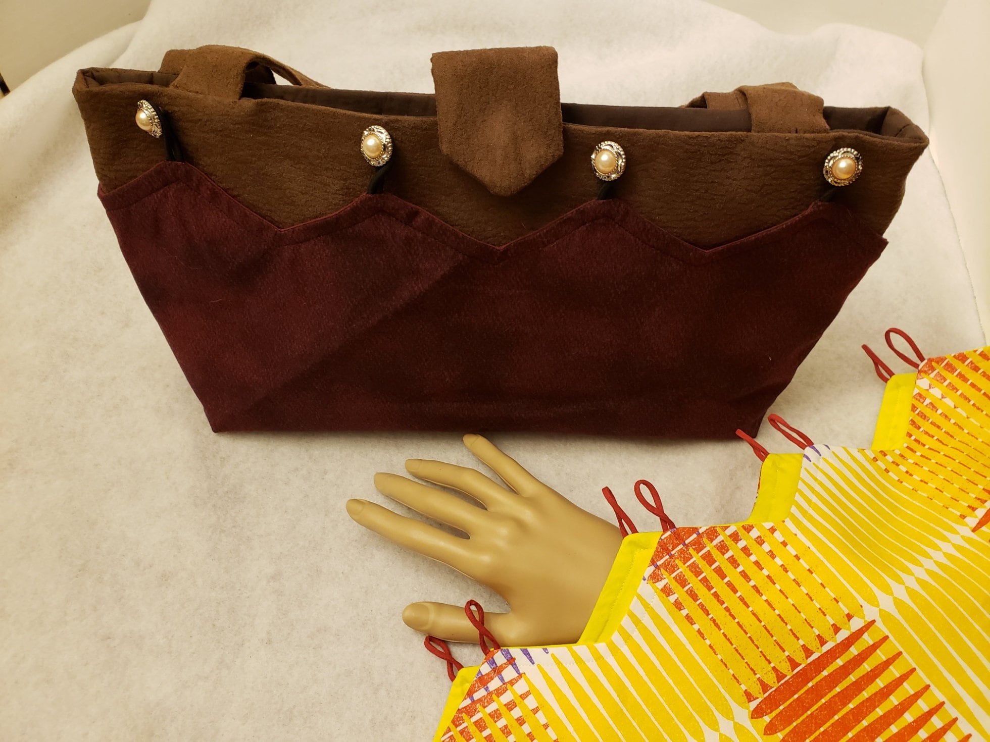 Handmade Handbag with Interchangeable covers. Buy this bag Etsy