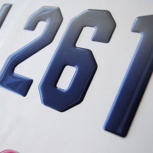 Boat Registration Number decals domed, 3 Inch tall minimum.  Sold as a Pair Good For all Boats, Jet Skis. Premium 3M boat lettering vinyl.