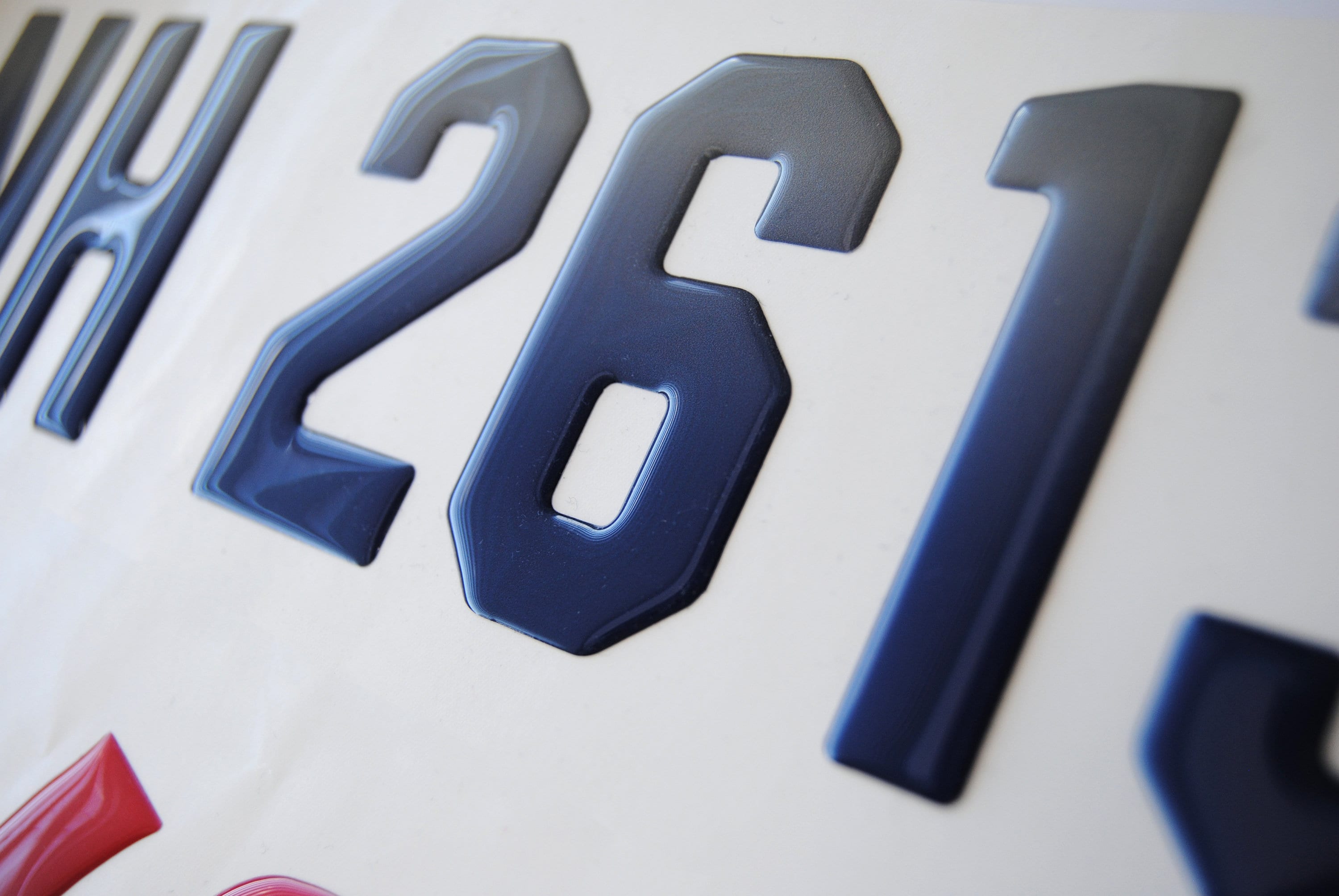 Boat Registration Number Decals Domed 3 Inch Tall Minimum. Etsy