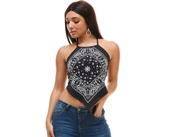 Free Instagram Bandana Top Outfit Easy Edited