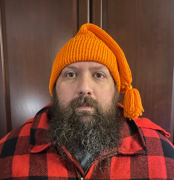 Blaze Orange Wool Voyageur Hat. - Etsy