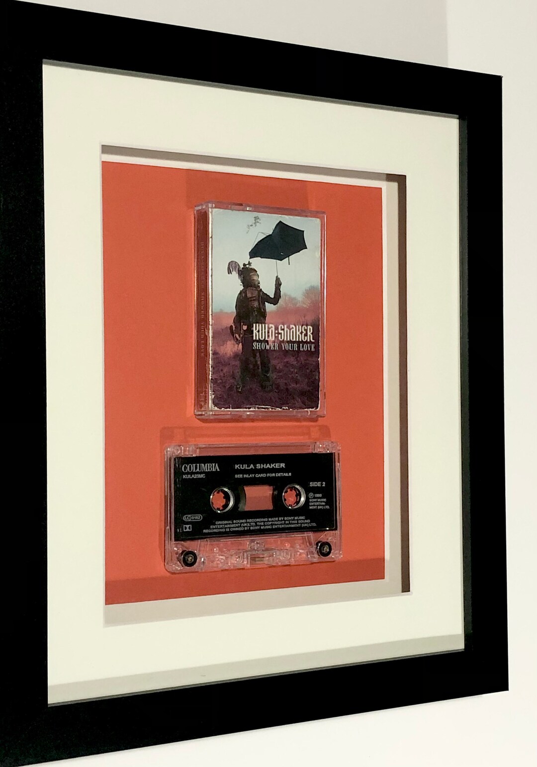 Kula Shaker 'shower Your Love' Framed Tape Cassette Etsy