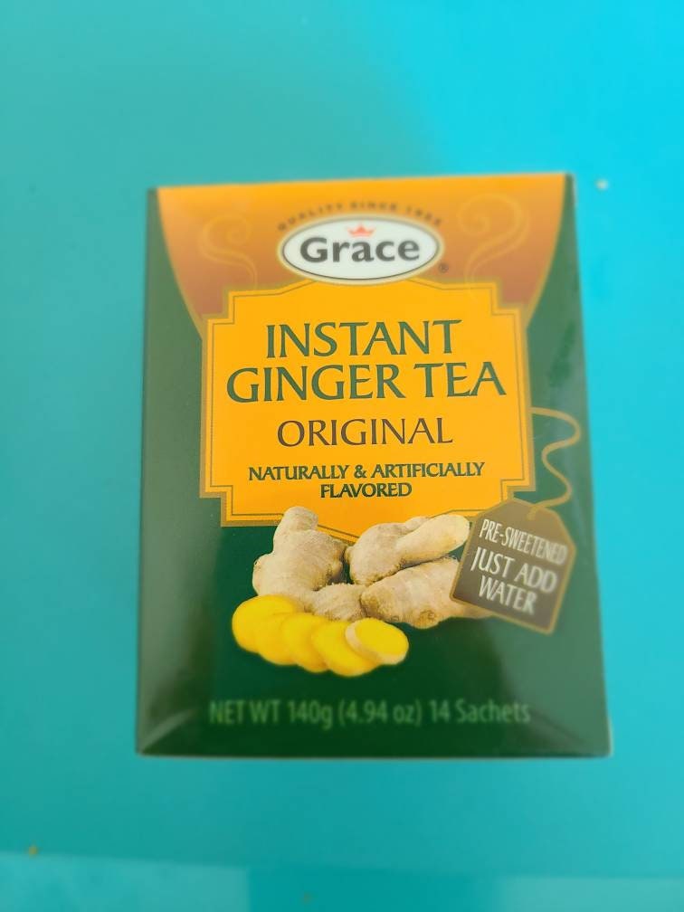 Grace Instant Ginger Tea Bags Jamaican Etsy