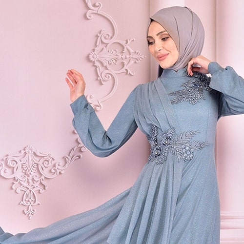 Modest Hijab Dress, Elegant Dress, Abaya Evening shops wear, Modest Fashion Abaya , Contemporary Abaya & Modest Wear, Hijab Dress, Modest Hijab