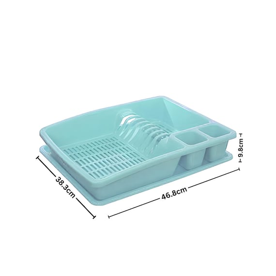 ECO Plastic Dish Drainer With Drip Tray Utensil Holder,draining Board, Dish  Rack 