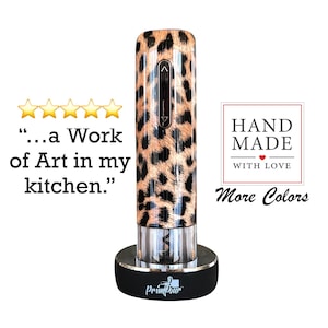 Hand Dipped Wine Opener | Electric | Rechargeable | Stylish Gift for Wine Lovers | Unique | Wine Accessories | Drink and Barware
