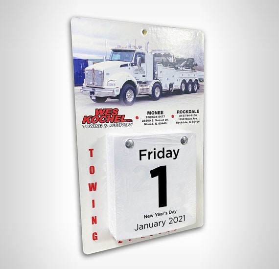 Custom Daily Pull off Calendar - Etsy