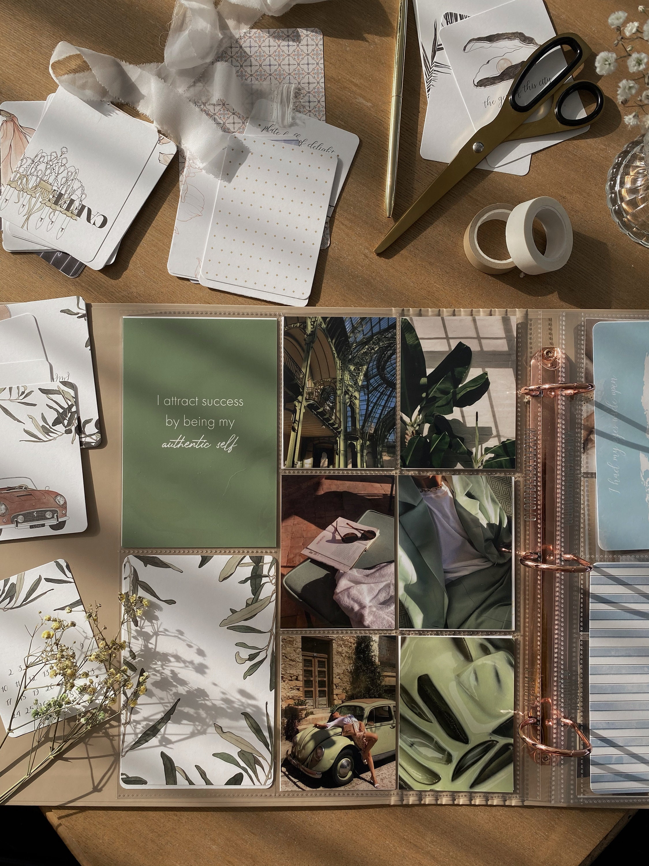 Personalized Photo Album Plastic Sleeves Etsy