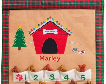 Personalized Dog Advent Calendar - Pet Christmas Countdown for Family Furry Pet Friend