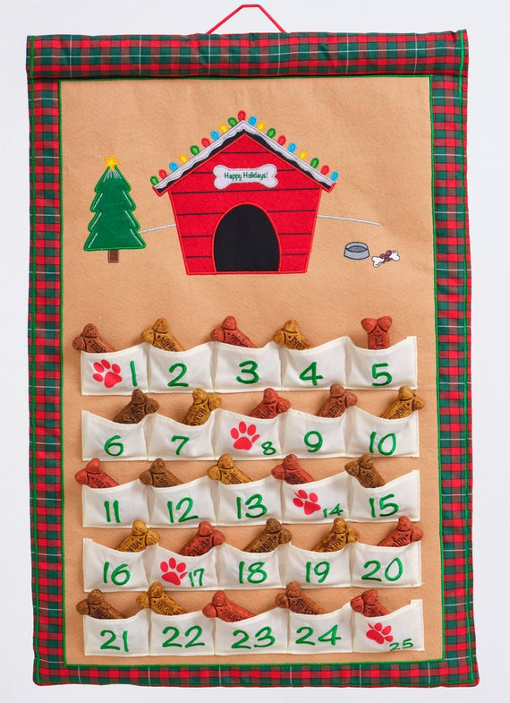 Dog Advent Calendar Pet Christmas Countdown Etsy